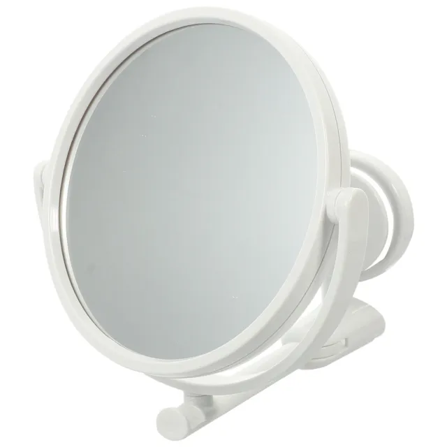 Espejo flotante blanco espejo de pared plegable para cómoda