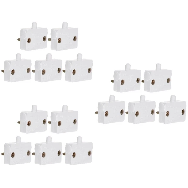 15 PCS Door Switch Wardrobe Light On Off Switch For Cabinet Light ...