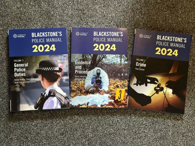 Blackstone's Police Manuals Three Volume Set 2024,
