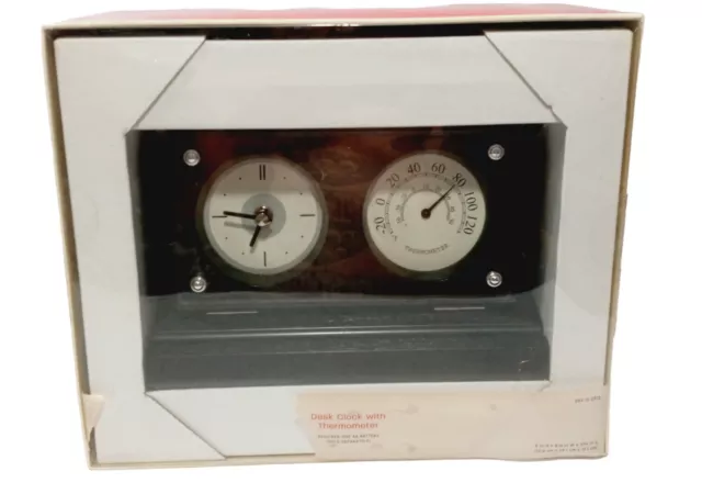 Desk Clock With Thermometer Target Brand NEW Open Box FAST SHIPPING!!!