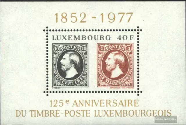 Luxemburg Block10 (kompl.Ausg.) postfrisch 1977 Briefmarken