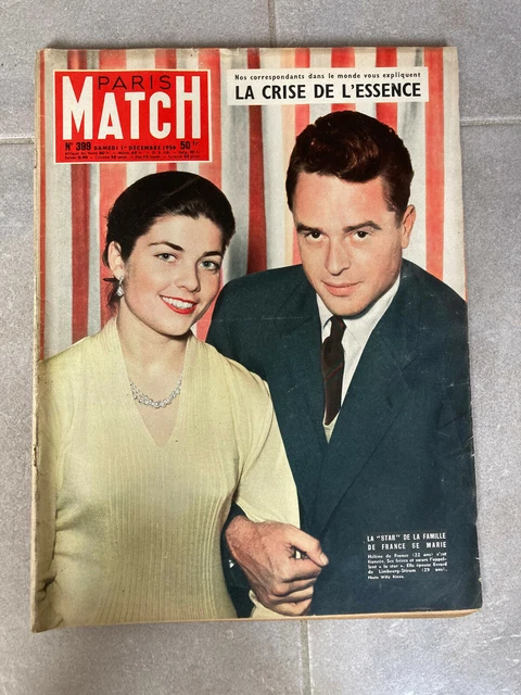 PARIS MATCH N°399 du 01/12/1956 Hélène de France Iran Pétrole Freud Cocteau G90