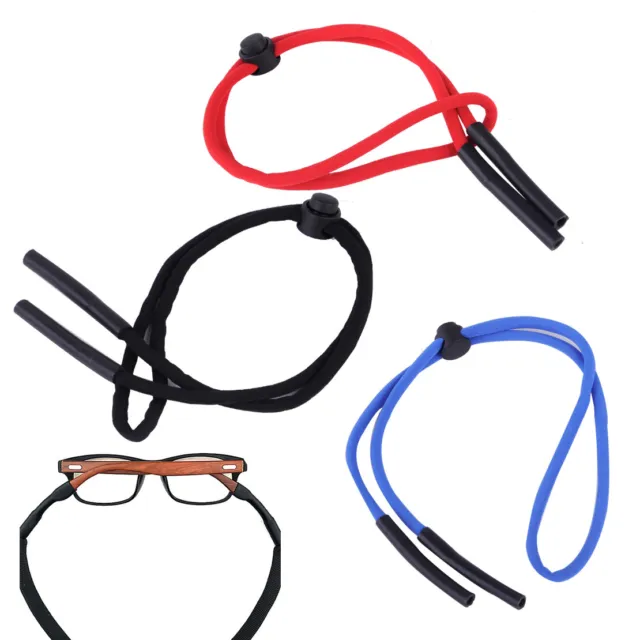 2 Sport Eyeglasses Strap Rope Sunglasses Neck Cord Glasses String Lanyard Holder