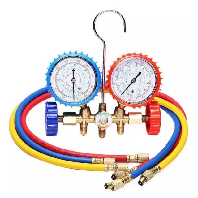 Manifold Gauge set Combo 3 CFM Vacuum Pump Hot W5 H9Z5 3