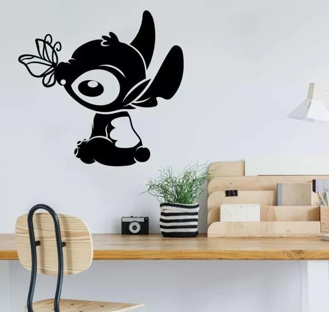 Lilo and Stitch Cute Smile Wall Sticker Vinyl Art Decal Decor Kids Room Home