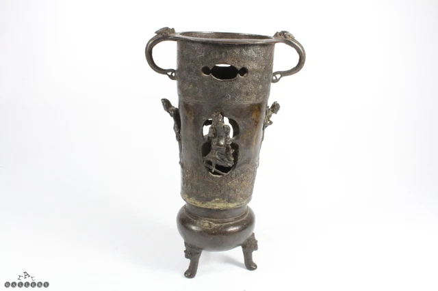 Chinese Ming Dynasty Bronze Incense Stick Holder