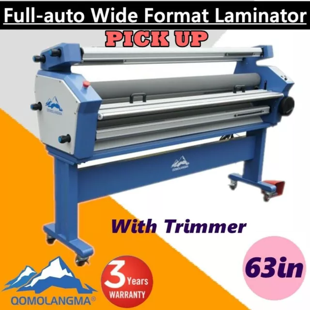 PICK-UP 63" Full - auto Roll Large Format Cold Laminator Machine with Trimmer