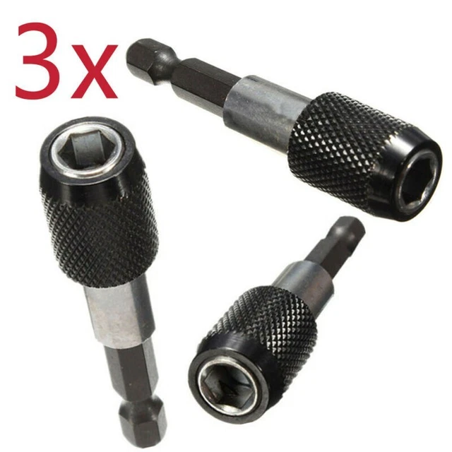 Versatile supporto punta cacciavite magnetico 3 pz per estensione sgancio rapido