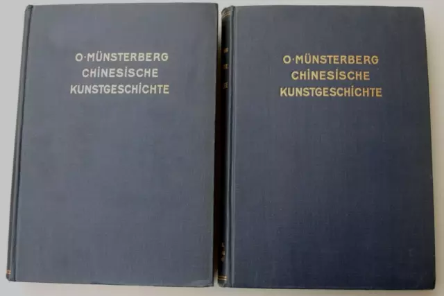 28733 MÜNSTERBERG Chinesische Kunstgeschichte Band 1+2 1910 EA Baukunst Malerei
