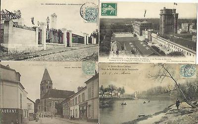 Lot De 177 Cartes Postales Anciennes Du Departement Du Val De Marne (94).