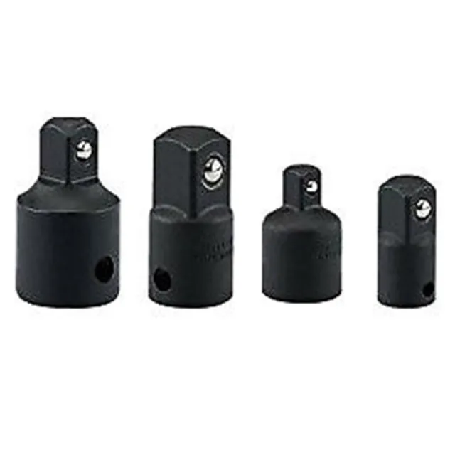 4pcs 1/2 /1/4 To 3/8 Drive Impact Wrench Socket Adapter Converter Reducer Set