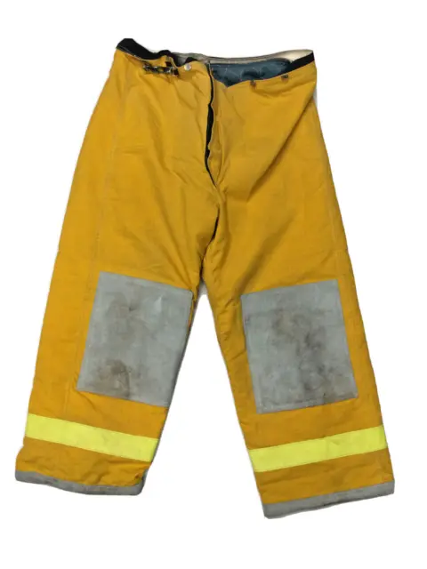 42x30 42R Janesville Lion Firefighter Turnout Pants Yellow P1360