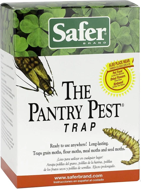 Safer Brand 05140 Pantry Moth Pest Trap and Killer for Grain, Flour, Meal and -