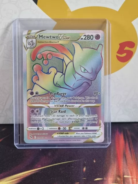 🌈 Mewtwo VSTAR Rainbow Secret Rare 079/078, Pokémon Go (2022).  #pokemoncards #pokemontcg #pokemongo #charizard #pokemoncommunity…