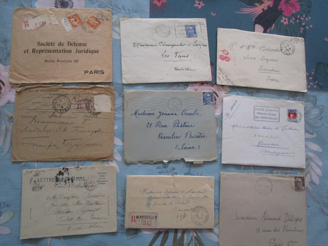 Lettre Ancienne avec Timbres - Collection Hiver 1918 (58) (D'occasion