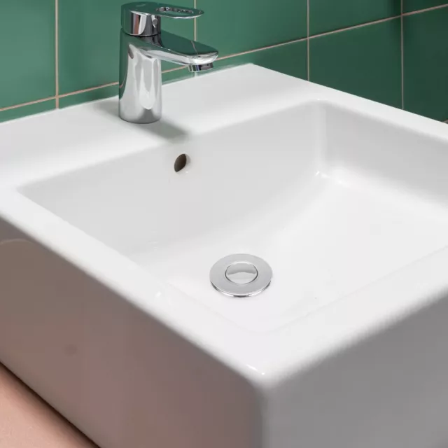 Tappo lavandino bagno con acchiappacapelli e filtro antiintasamento