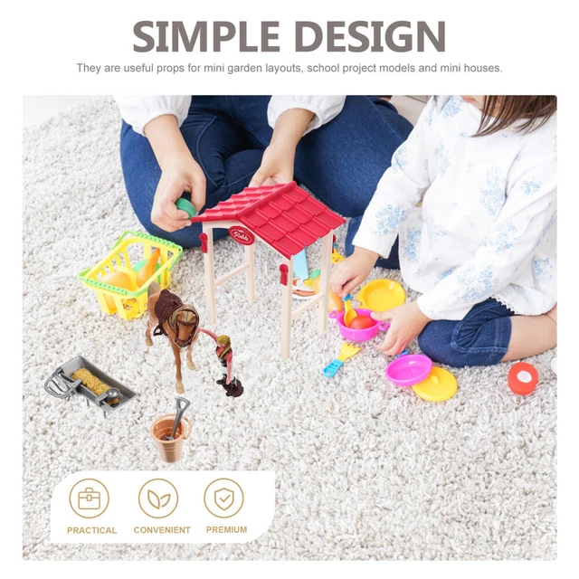 1 Set Simulierte Imitiert Bauernhof Spielzeug Kinder Spielzeug Für Decor Spielen 6