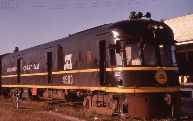Duplicate Slide SCL Seaboard Coast Line Gas Electric Doodlebug #4900