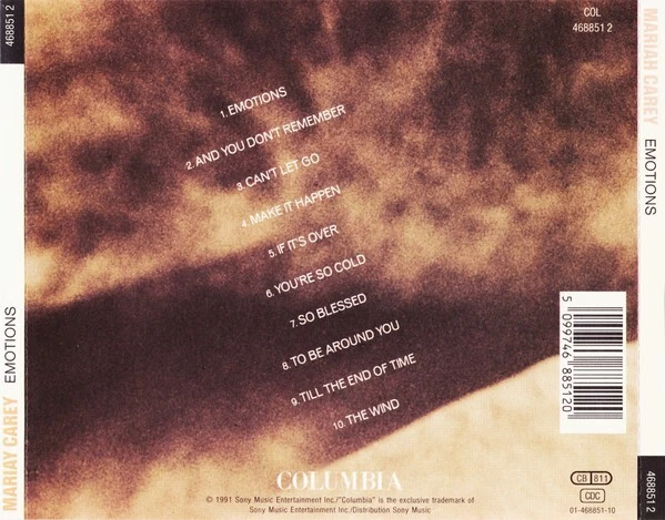 MARIAH CAREY Emotionen (CD, Album) EUR 12,11 PicClick DE