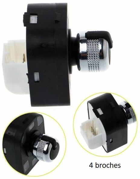 Interrupteur Bouton réglage de miroir pour rétroviseur Audi A3 A6 A8 Q7