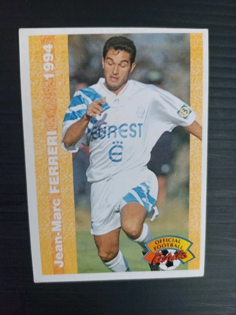 Lot De Cartes Panini Olympique De Marseille 1994 - Set Rare OM - État D'usage