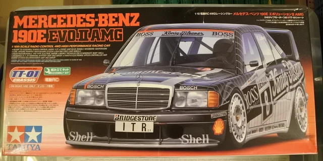 Tamiya 58656 Mercedes Benz 190E E2 Zakspeed Debis – TT-01E Chassis, 1:10 RC Modell, Inkl. ESC, NEU Aus Japan