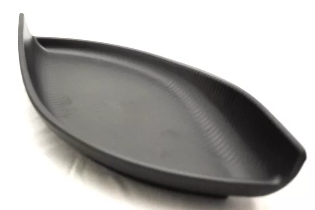 Oriental Melamine Plates Appetizer Sashimi Serving Snack Dish Boat-Shaped Black 2