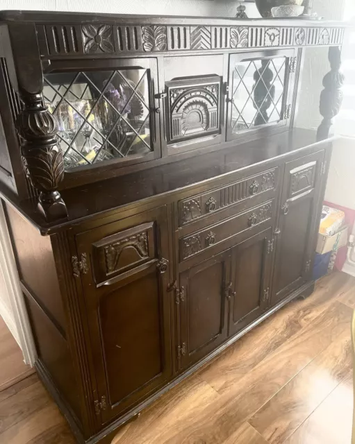 Oak Court Cupboard hand crafted