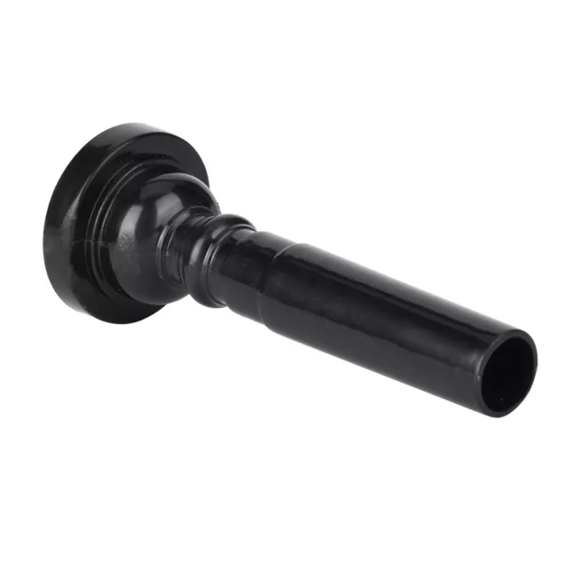 (Black)ABS French Horn Trumpet Mouthpiece Musical Instrument Accessory NEW