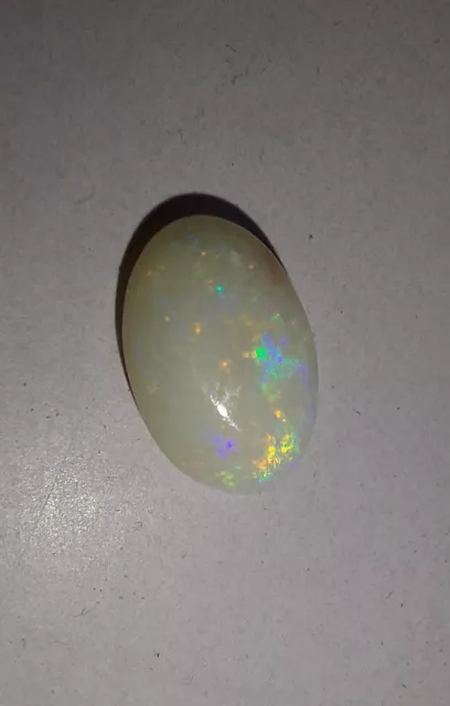 Australian Solid Opal 2.23ct Coober Pedy Excellent Red Rainbow Impressive Color