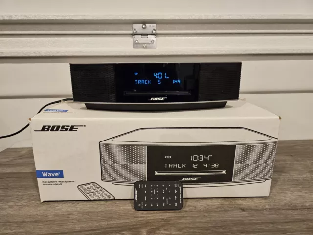 Bose Wave Music System IV CD Player/AM/FM Radio 417788-WMS W/OEM Remote - TESTED