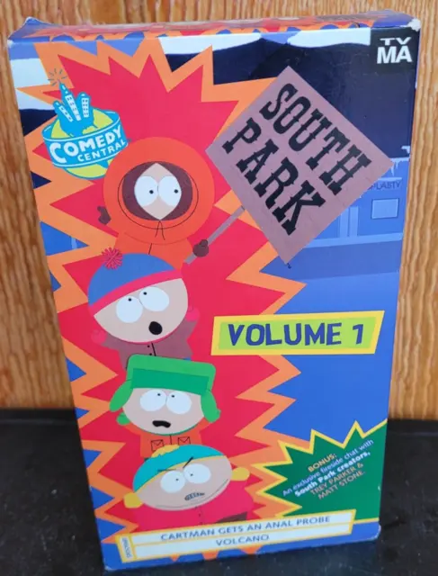 Rare Vtg VHS Movies South Park Volume 1 Comedy Central