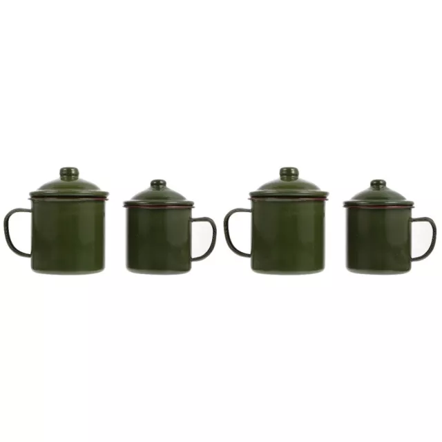 4 tazas de café tazas de té clásicas oficina agua campamento nostalgia