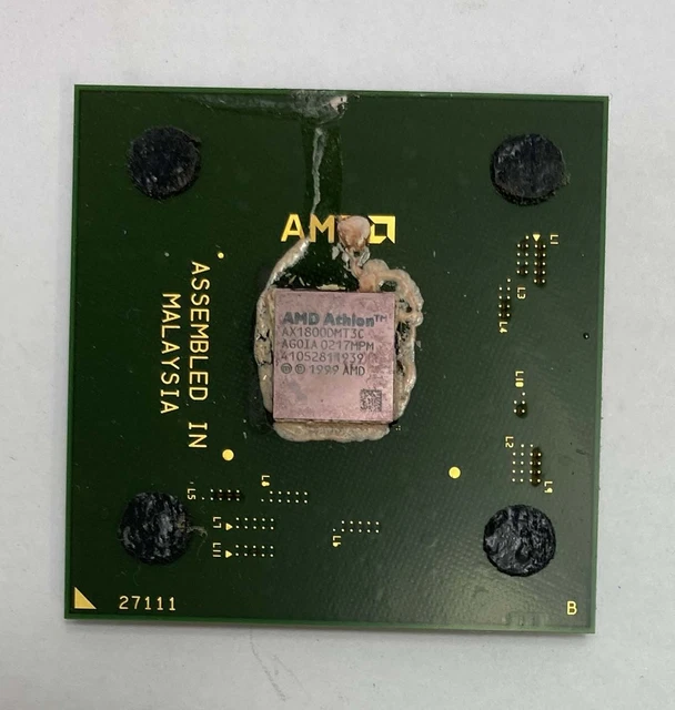 AMD Mobile Athlon XP-M 2500+ 1.867 GHz Socket A AXMH2500FQQ4C Processor