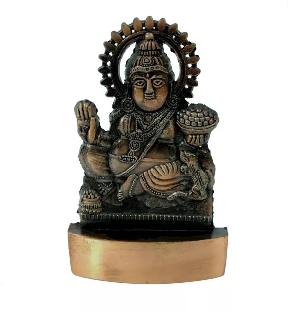 Kuber Idol Kubera Murti Statue God Mixed Metal 6.5 cm Height Energized