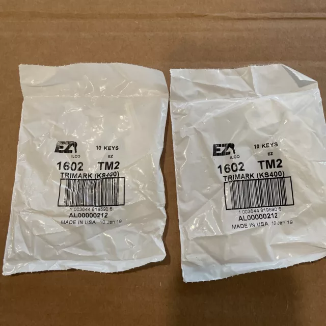 ILCO Fits for 1602 Trimark Commercial Key Blank - TM2 - TRM-6D QTY 20