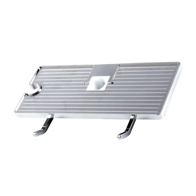 Mensola Doccia Adesiva In Acciaio Inossidabile Cromato - 31x11.5x12cm | Senza Foratura, 3 Ganci - Foto 5