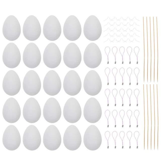 1 Set Kunststoff Ostereier Ostern Hängende Ei Dekore Graffiti Eier Telefon