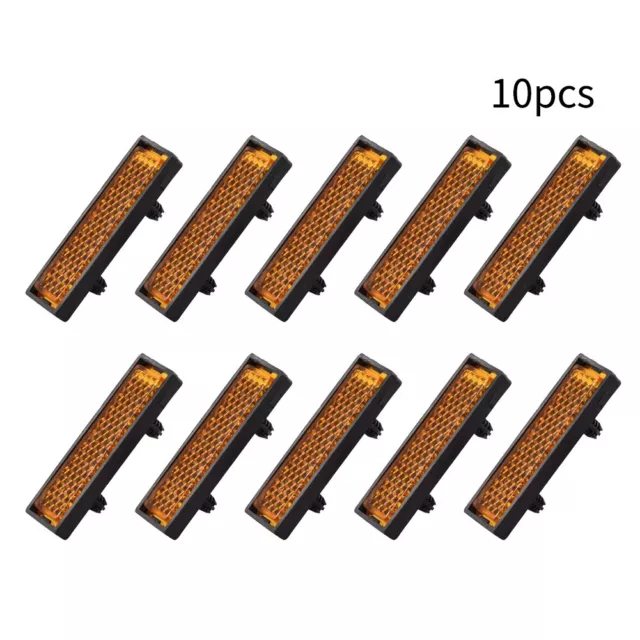 Set Bike Pedal Reflectors 10pcs Anti-rust Bicycle Components Rainproof
