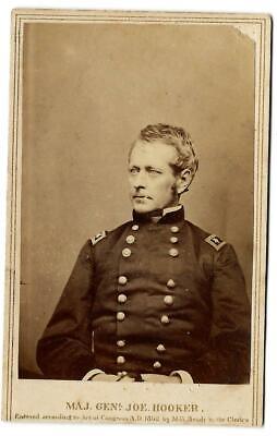 Civil War CDV Union General Joseph Hooker