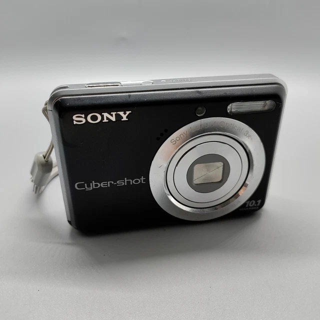 Sony Cybershot DSC-S930 10.1MP Compact Digital Camera Black Tested Dead Pixels