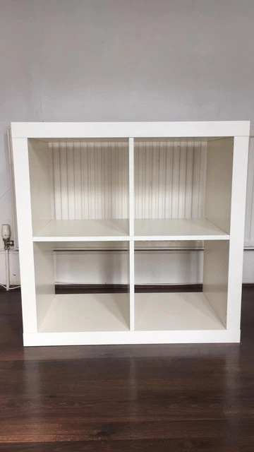 IKEA KALLAX 4X 4 cube Shelving Unit - White 202.758.14 77 x 77cm £10.00 ...