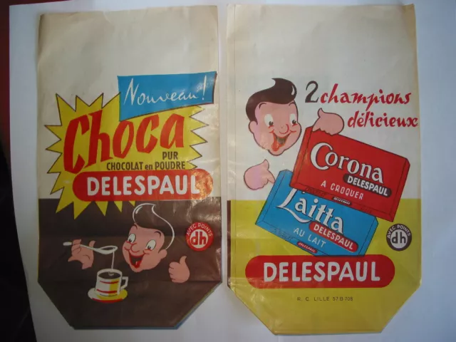 Sachet D'emballage Chocolat Delespaul 25X14