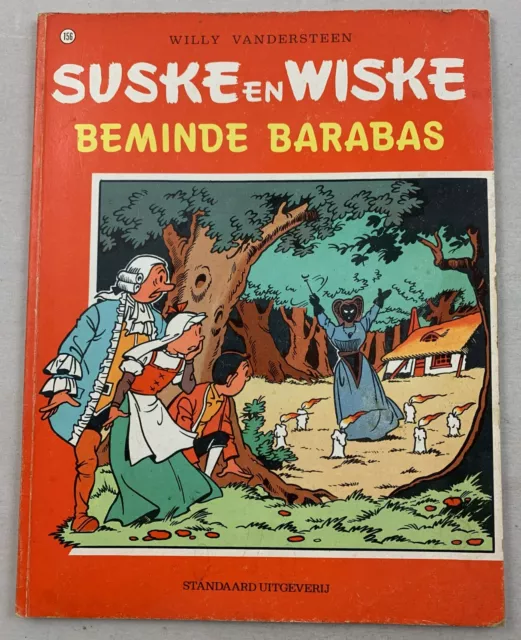 Suske en Wiske 156 Beminde Barabas Willy Vandersteen Nederlands Stripboek 2/1985