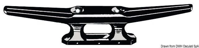 Taquet Nylon MM 220 Noir Marque Osculati 40.055.22