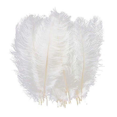 12-14 inch (30-35cm) Natural Ostrich Feathers Plumes Bulk Wedding Party Gatsby