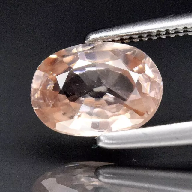 RARE ★★  ZIRCON ROSE CHAMPAGNE DE TANZANIE : 1,35 CARAT ★★ P382.161t