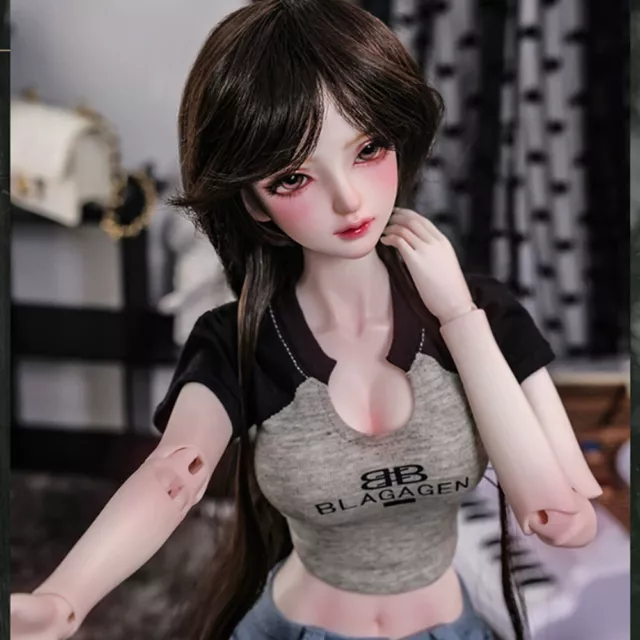 1/3 BJD Doll SD Ball Joint Dolls Resin Sexy Willow Girl Naked Body Eyes Makeup
