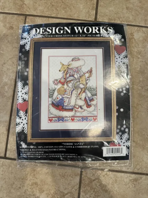 Design Works Counted Cross Stitch Stocking Kit 17 Long-airplane