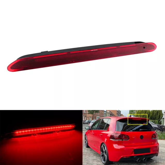 Rouge LED Troisième Feu Stop arrière Pour VW Golf VI 5K1 Plus 5M1 5K0945087B/C/D